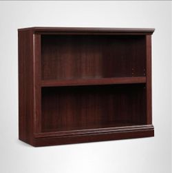 (NEW) SAUDER 2 SHELF STORAGE BOOK SHELF.