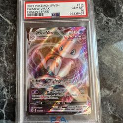 Mew VMAX Fusion Strike PSA 10 