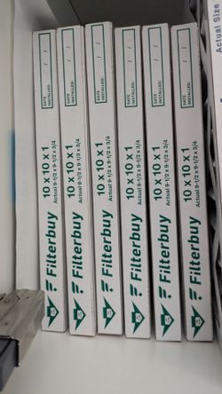 Free & Brand New 10x10x1 Filterbuy MERV 8 air filters Brand New