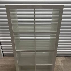 IKEA BOOK SHELF ORGANIZER SHINY WHITE 