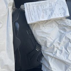 Jordan Retro 4 Black Cat