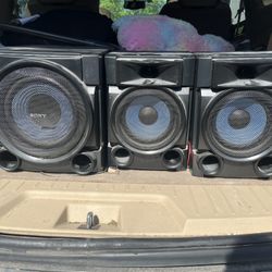 Sony Speakers and Subwoofer 