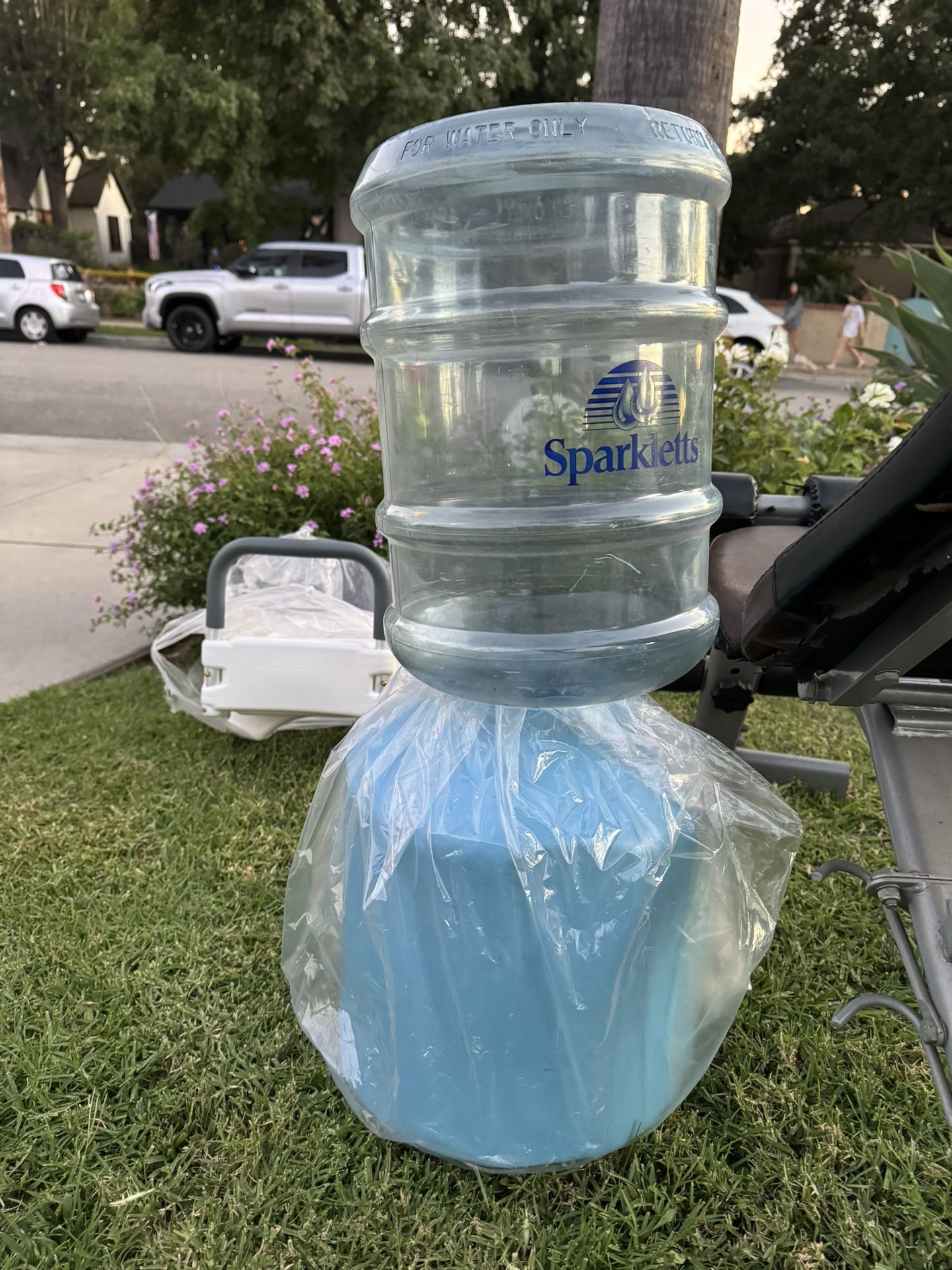 Vintage Sparkletts Water Dispenser With Bottle 