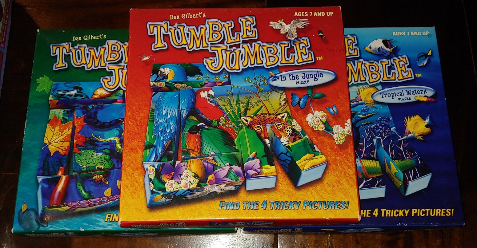 Tumble Jumble Tricky Puzzles (3pack)