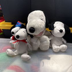 Snoopy Plushies
