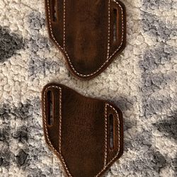 Custom Made Leather Knife Sheath For Buck 110