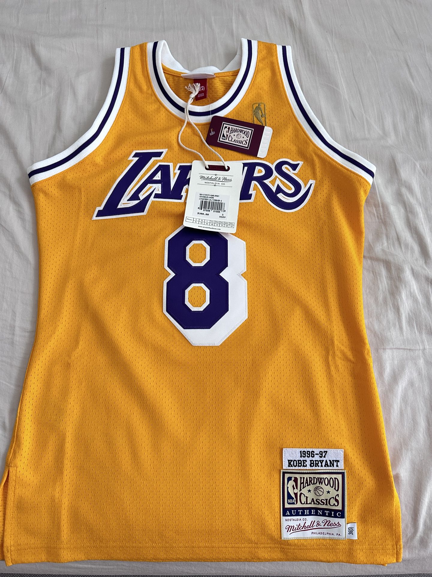 Kobe Bryant #8 Mitchell & Ness 1996-97 AUTHENTIC NBA LA Lakers Jersey 36 S  NEW for Sale in Los Angeles, CA - OfferUp