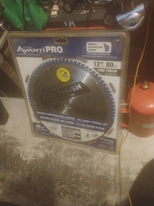 Avanti Pro 12" 80 Teeth Miter Saw Carbide Blade