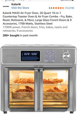 Air  fryer oven and toaster