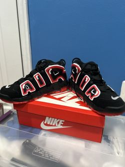 AIR MORE UPTEMPO '96 BLACK/WHITE-LASER CRIMSON NOIR/CRAMOISI LASER/BLANC 10.5 Men’s