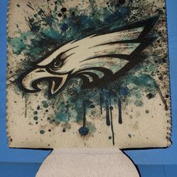 Philadelphia Eagles Watercolor Drink Koozie 