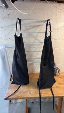 FREE two black aprons