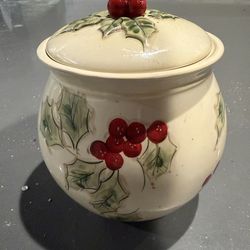 Cookie jar Lenox holiday