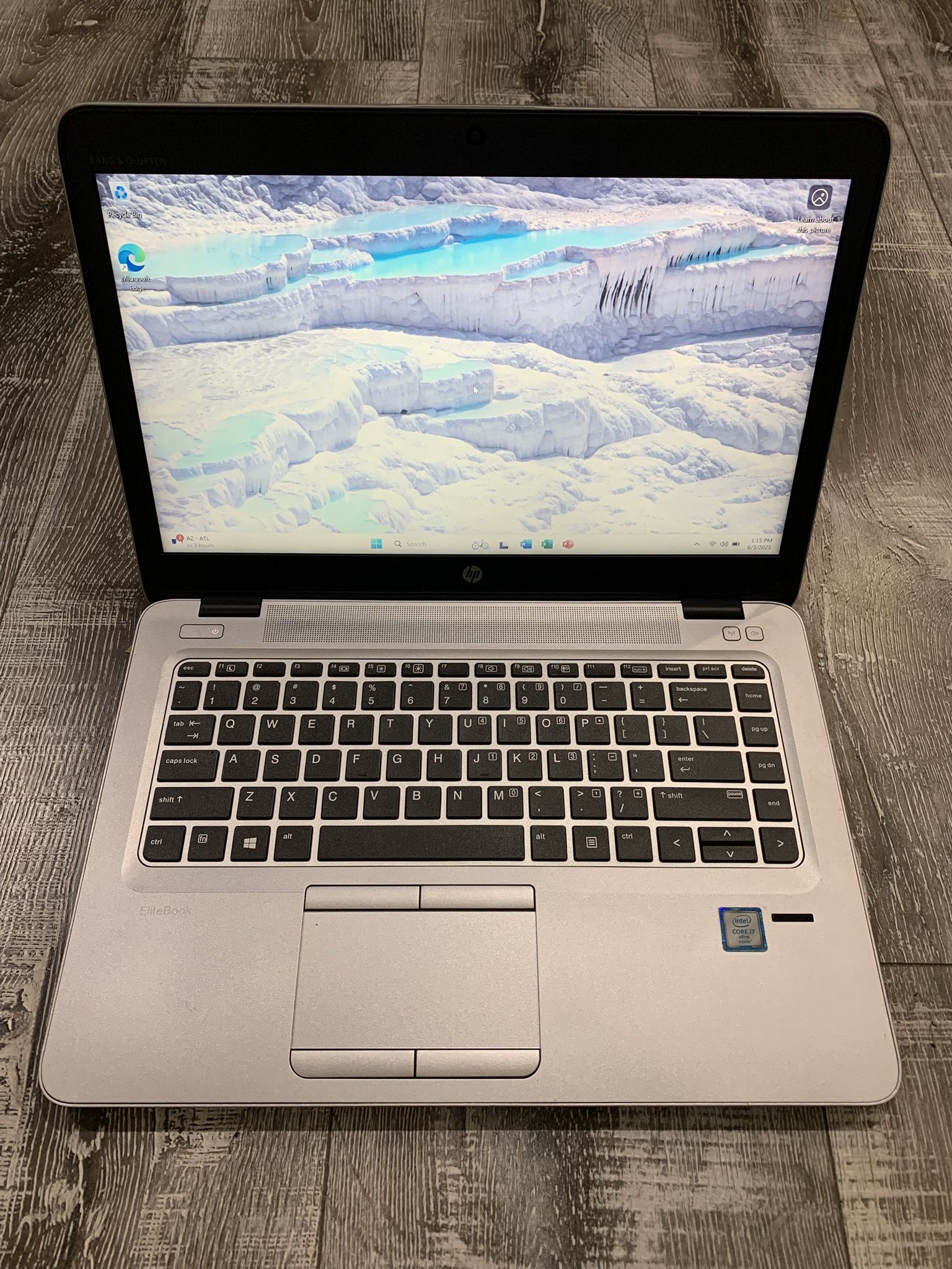 HP Laptop - Intel Core i7 @ 2.60GHz, 16GB DDR4 Ram, Win 11 Pro 64 Bit, MS Office Pro 2024 Suite