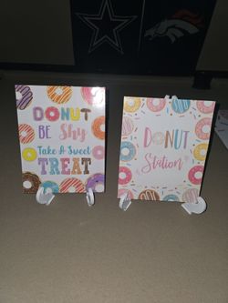 Donut party decor