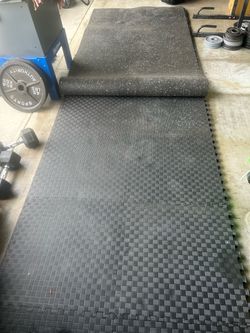 Black Interlocking Foam Floor Mats