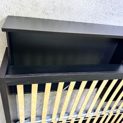 IKEA queen Bed Frame With 4 Storage Units 