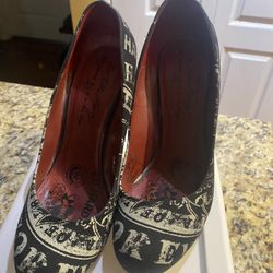 Ed Hardy Hi Heel Womens Size 7