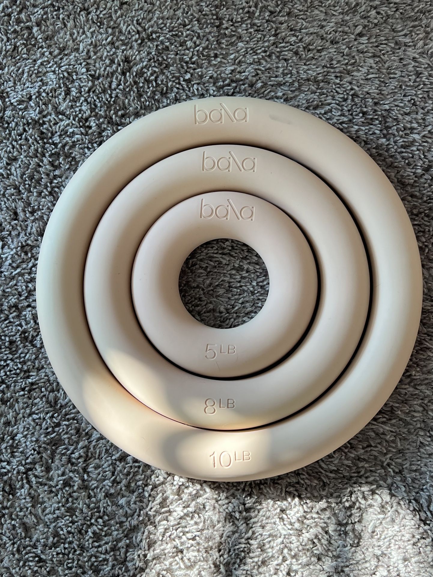 Bala Power 3 Ring Set Sand