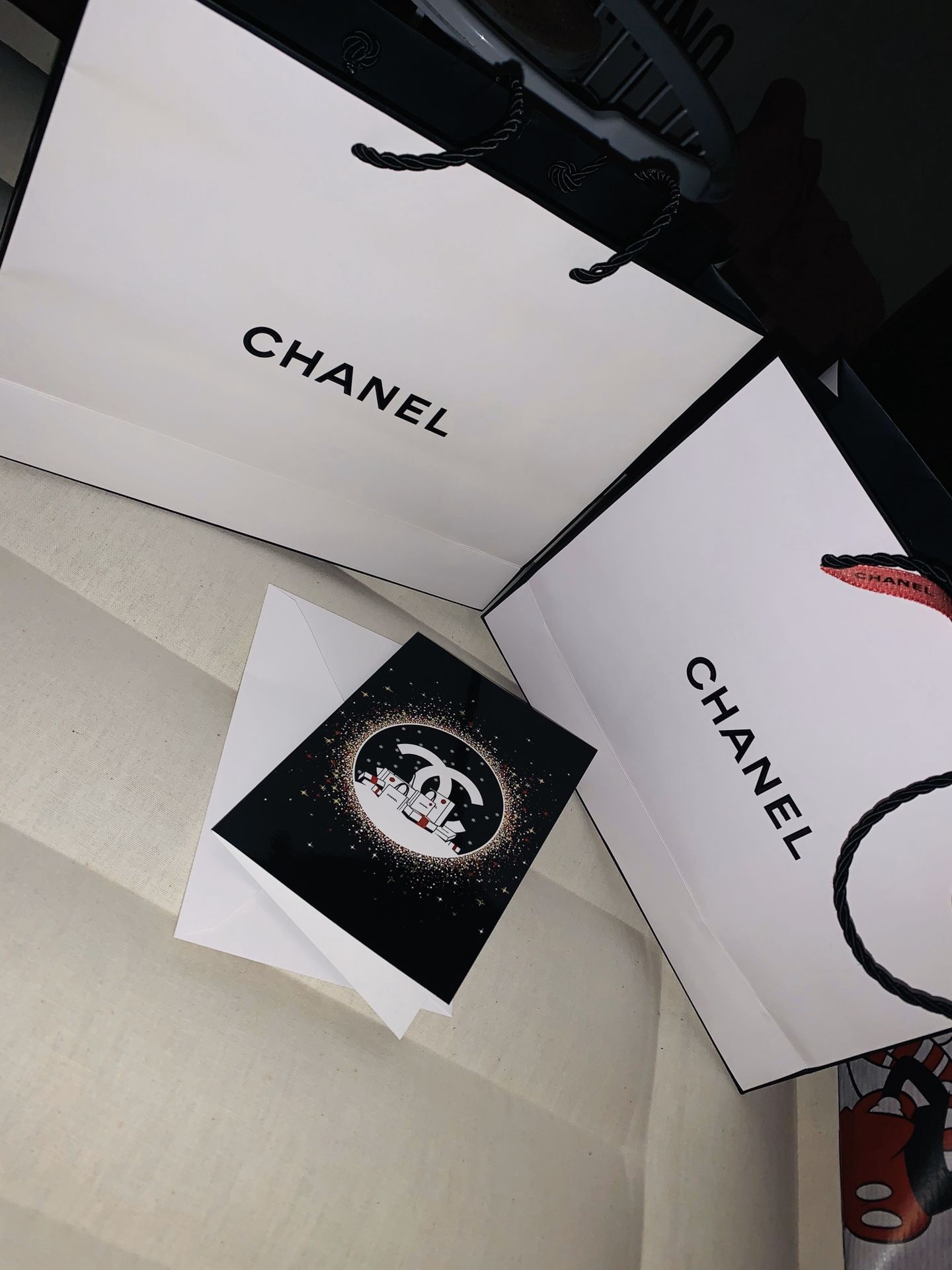 CHANEL shopping bags