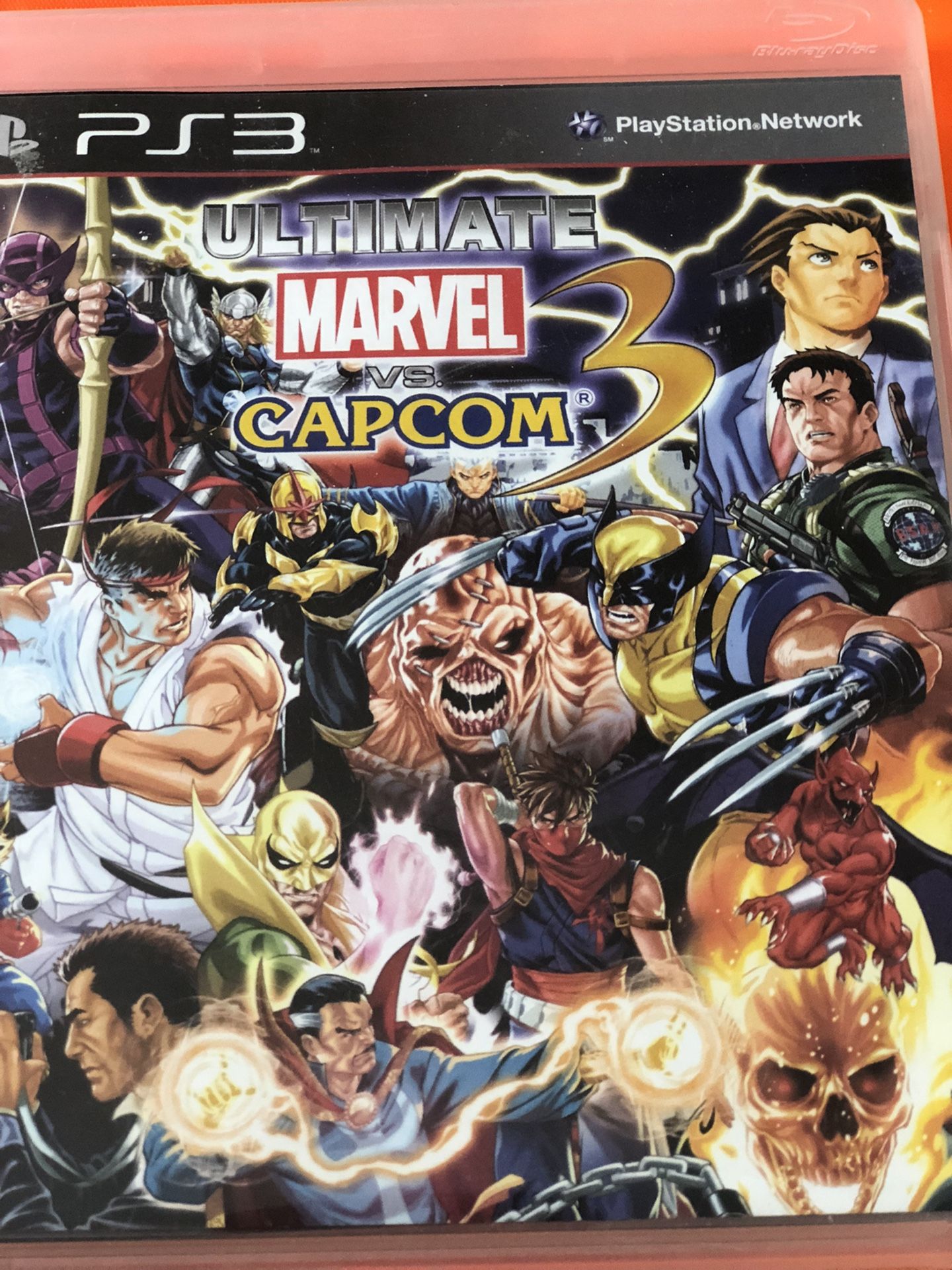PS3 ultimate marvel versus Capcom