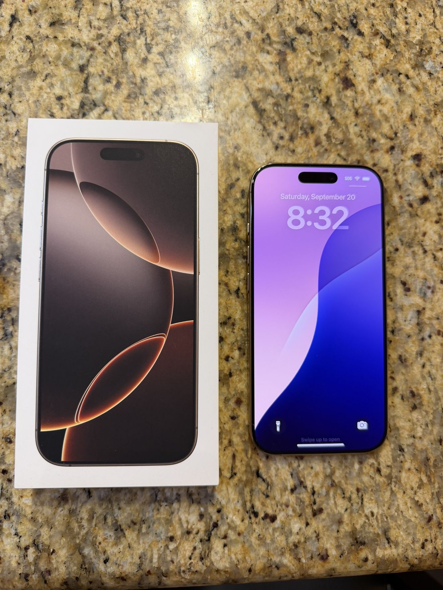 iPhone 16 Pro 256GB- Desert Titanium- Unlocked
