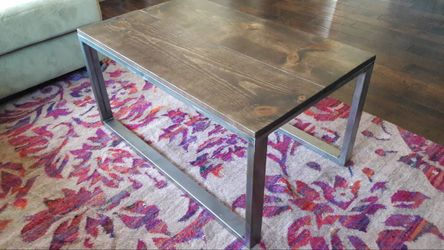Rustic modern coffee table