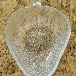 Glass Serving Dish,  Fruit Bowl