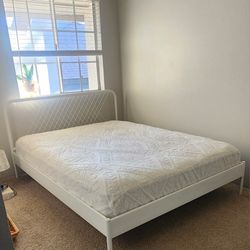 Ikea Metal Bedframe And Organic Mattress