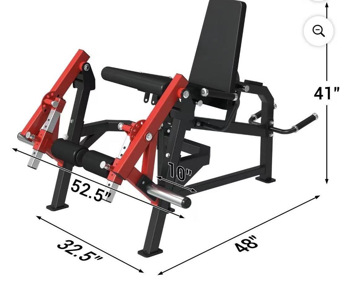 ✌️ Syedee Leg Extension and Curl Machine, Lower Body Special Leg Machine, Adjustable Leg Exercise Bench with Plate Loaded, Leg Rotary Extension