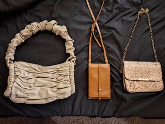Lot of 3 Small Handbags and Crossbody Bags