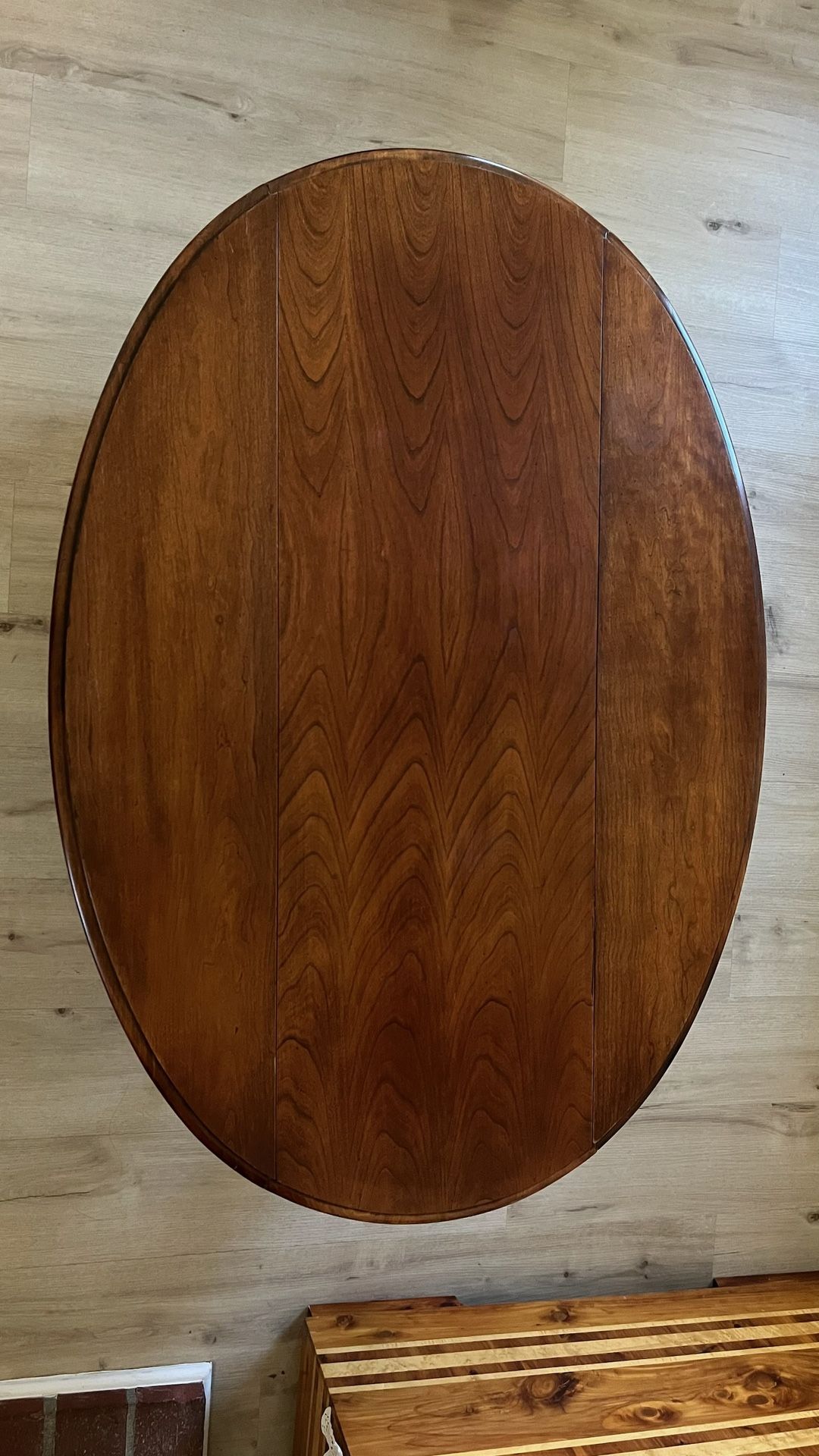 Antique cherry drop leaf coffee table