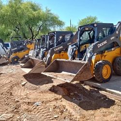 Skid Steer With 60” Bucket.  R. E. N. T