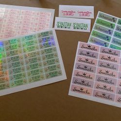 Waterproof Stickers For School Supplies