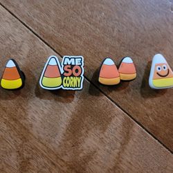 Lot Of 4 Croc Charms Candy Corn 
