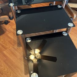 Glass nesting tables!