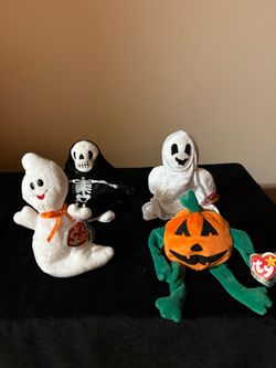 Ty Beanie Babies Halloween Set of 4
