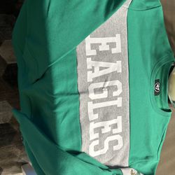 47 Brand Philadelphia Eagles Kelly Green Sweatshirt.