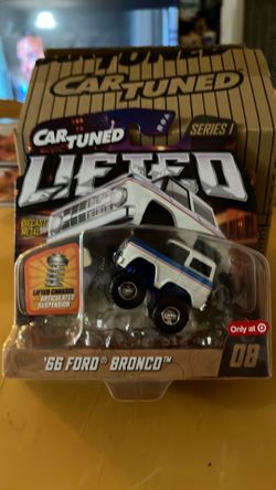Car tuned lifted 66 ford bronco diecast