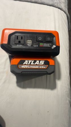 Atlas 40V Power Inverter with Battery