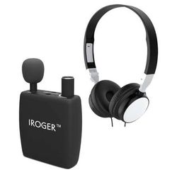 Iroger Hearing Amplifier Rechargeable Hearing Device with Standard Headphone Personal Sound Amplifier PSAP for Ears,Seniors,Directional Microphone  