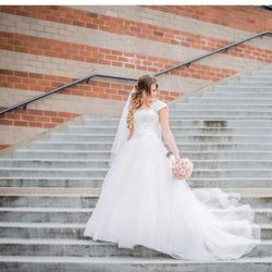 Beautiful wedding dress