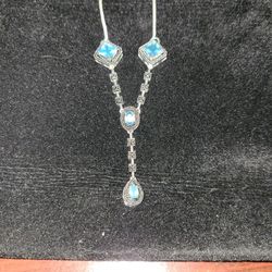 Necklace In Silver Tone Made By Thai MC