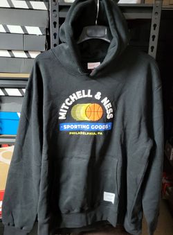 *NEW* Mitchell & Ness Sporting Goods Graphic Hoodie Raised Letters Size XL