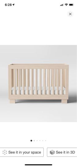 3 in 1 Babyletto modo crib and newton crib mattress