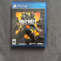 Call Of Duty Black Ops 4 Game PS4