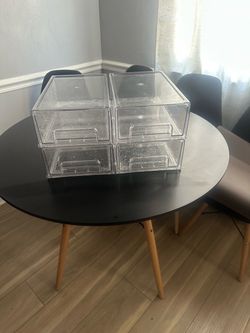 Clear Acrylic Stackable Storage Drawers