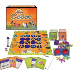 CRANIUM Cadoo The original version is back by popular demand and today kids will be puzzling, sketching, sculpting, acting and code-cracking with the 