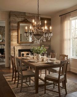 Stunning Rustic and Crystal Chandelier - 10 Lights
