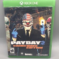 PayDay 2 Payday2 Pay Day Two Crimewave Crime Wave Edition Xbox One 1 Game 
